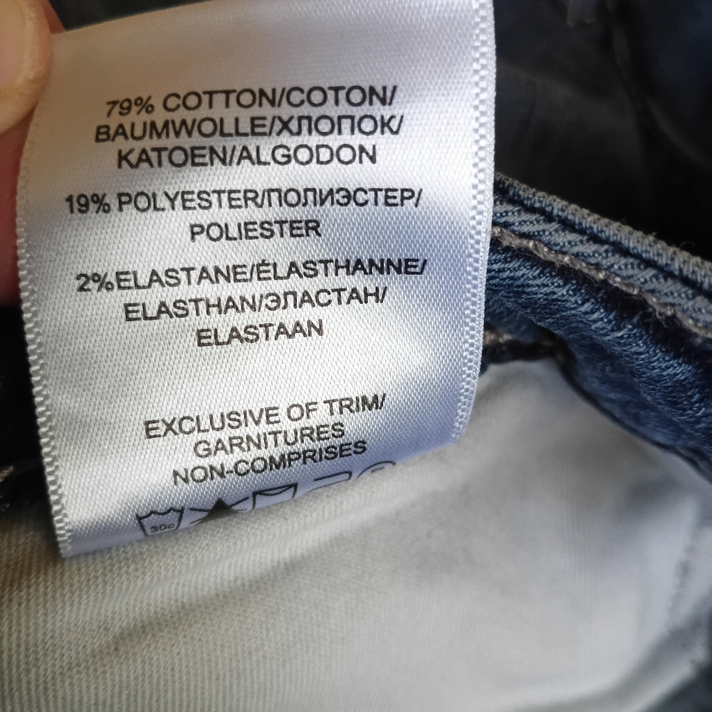 Silver Jeans The Curvy Mid Skinny size 6/L 27 - Picture 10 of 15
